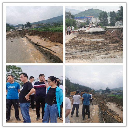 “汛”速行動(dòng)，全力以赴保暢通，道路搶險(xiǎn)，河南交科院在一線